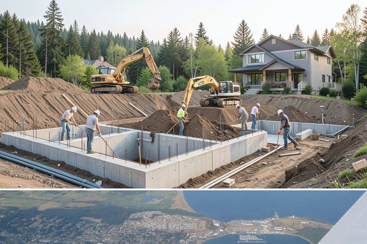 Drain Line Installation in Oak Harbor, Island County, WA - Interior drain work can be scheduled any time of year without weather concerns.