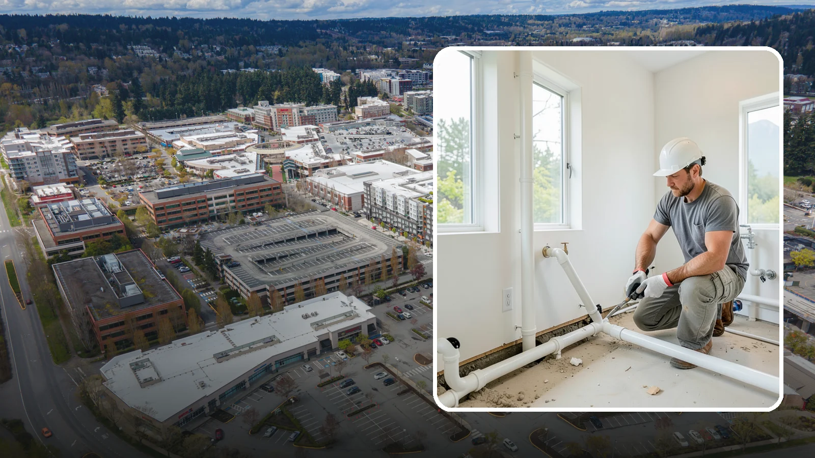 Drain Line Installation in Redmond, King County, WA - We install and reroute interior drain and waste lines for remodels, additions, and fixture relocations.