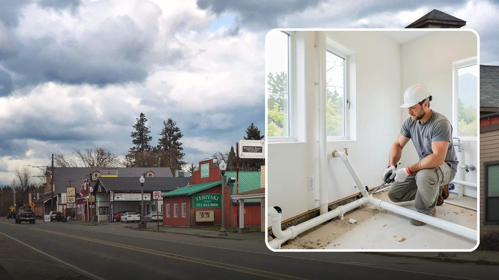 Drain Line Installation in Roy, Pierce County, WA - We install and reroute interior drain and waste lines for remodels, additions, and fixture relocations.