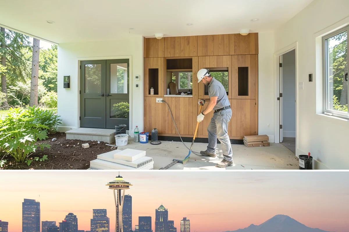 Drain Line Installation in Seattle, King County, WA - Interior drain work can be scheduled any time of year without weather concerns.