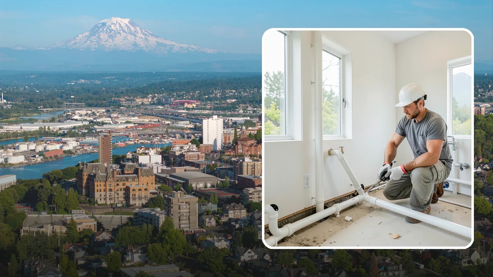 Drain Line Installation in Tacoma, Pierce County, WA - We install and reroute interior drain and waste lines for remodels, additions, and fixture relocations.