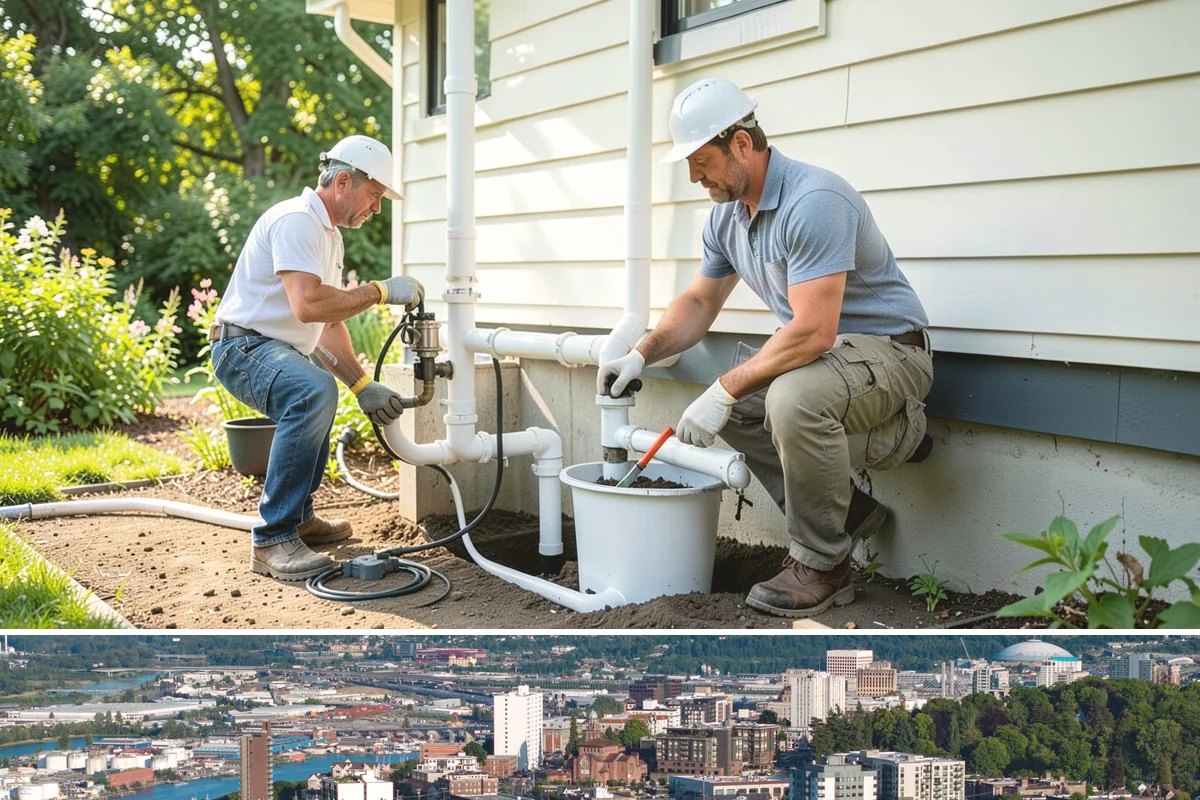 Drain Line Installation in Tacoma, Pierce County, WA - Interior drain work can be scheduled any time of year without weather concerns.