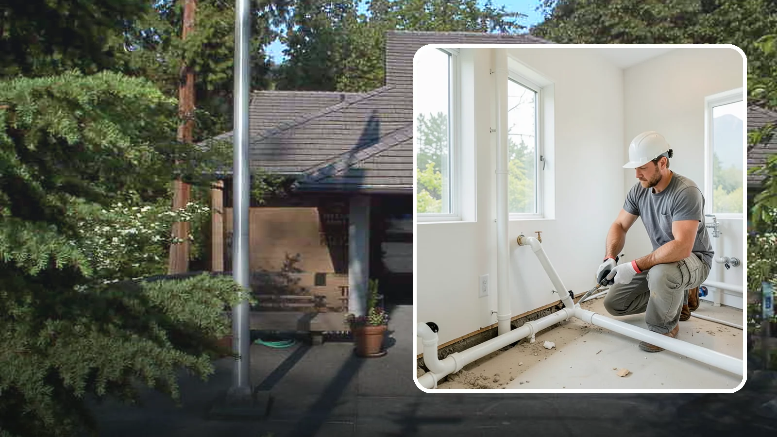 Drain Line Installation in Yarrow Point, King County, WA - We install and reroute interior drain and waste lines for remodels, additions, and fixture relocations.