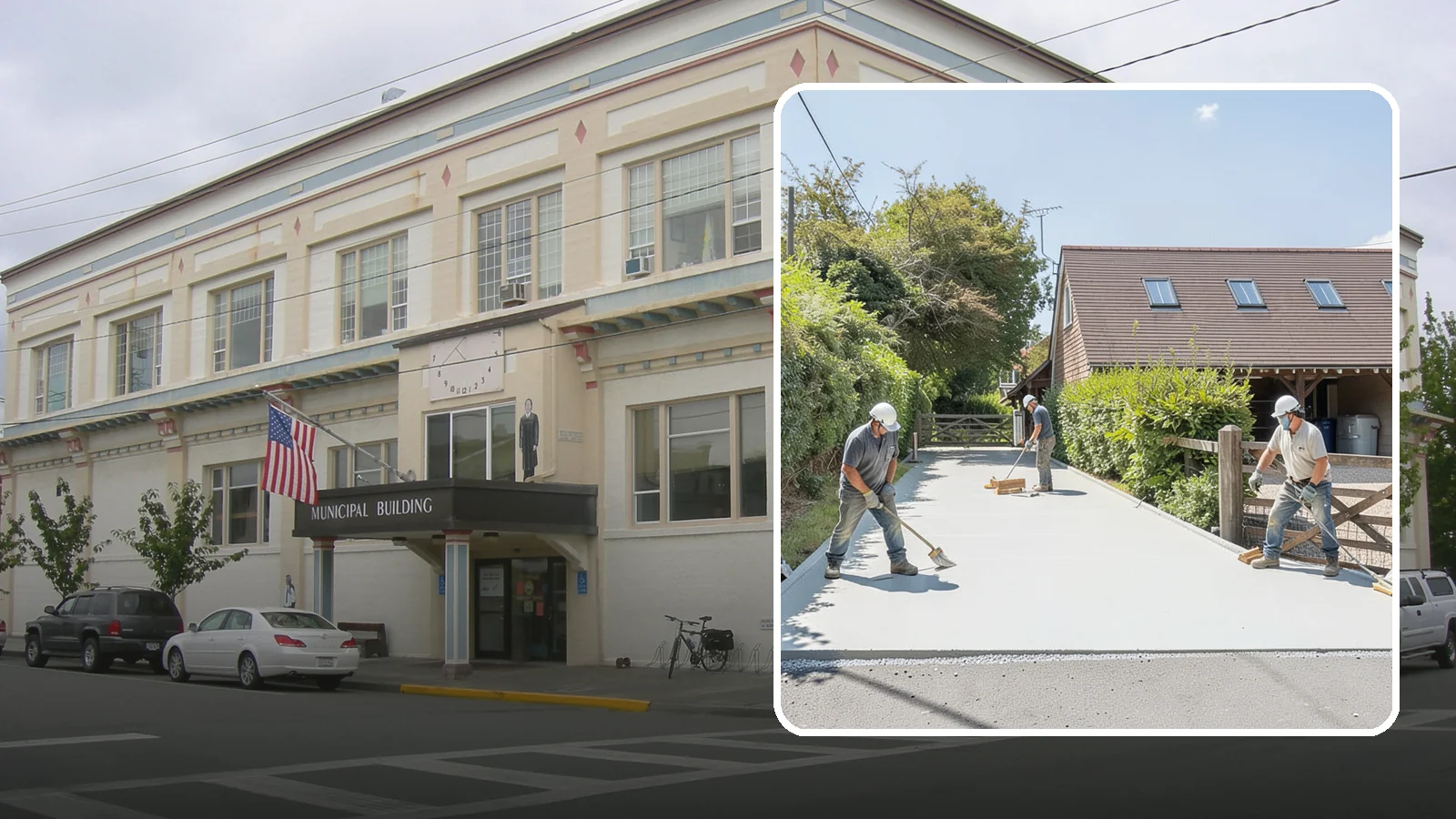 Driveway Apron Installation in Anacortes, Skagit County, WA - Building the transition where your driveway meets the street to a smooth, code-compliant, durable standard.