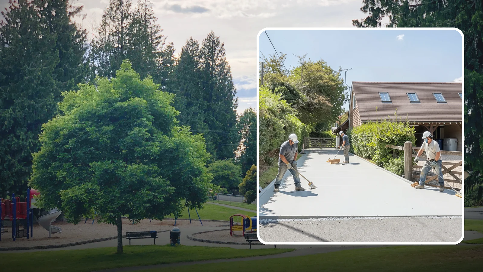 Driveway Apron Installation in Bonney Lake, Pierce County, WA - Building the transition where your driveway meets the street to a smooth, code-compliant, durable standard.