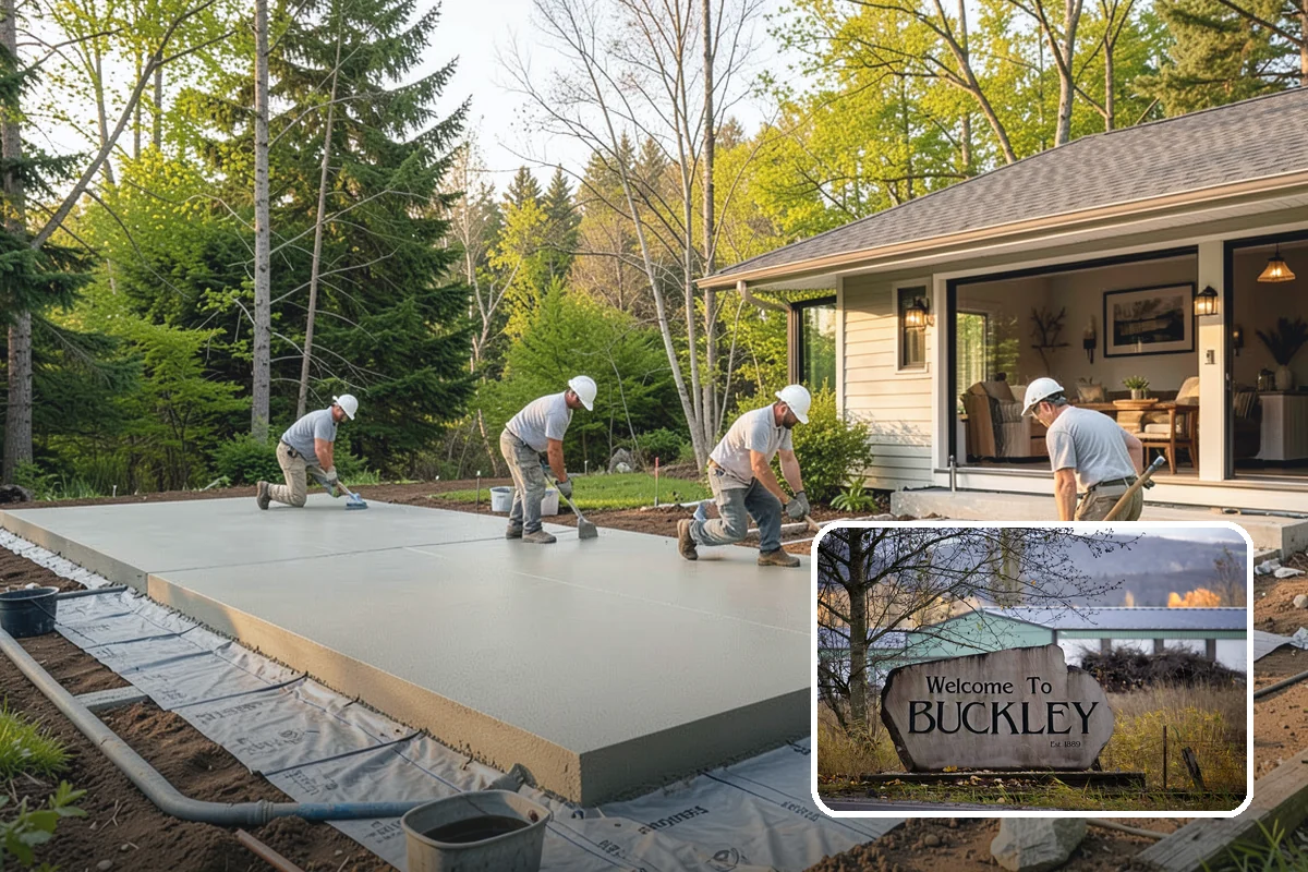 Driveway Apron Installation in Buckley, Pierce County, WA - Creates a smooth, durable street-to-driveway transition