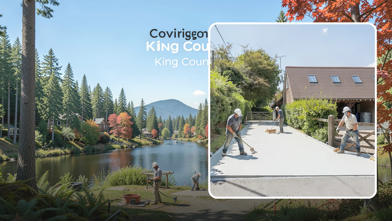 Driveway Apron Installation in Covington, King County, WA - Building the transition where your driveway meets the street to a smooth, code-compliant, durable standard.
