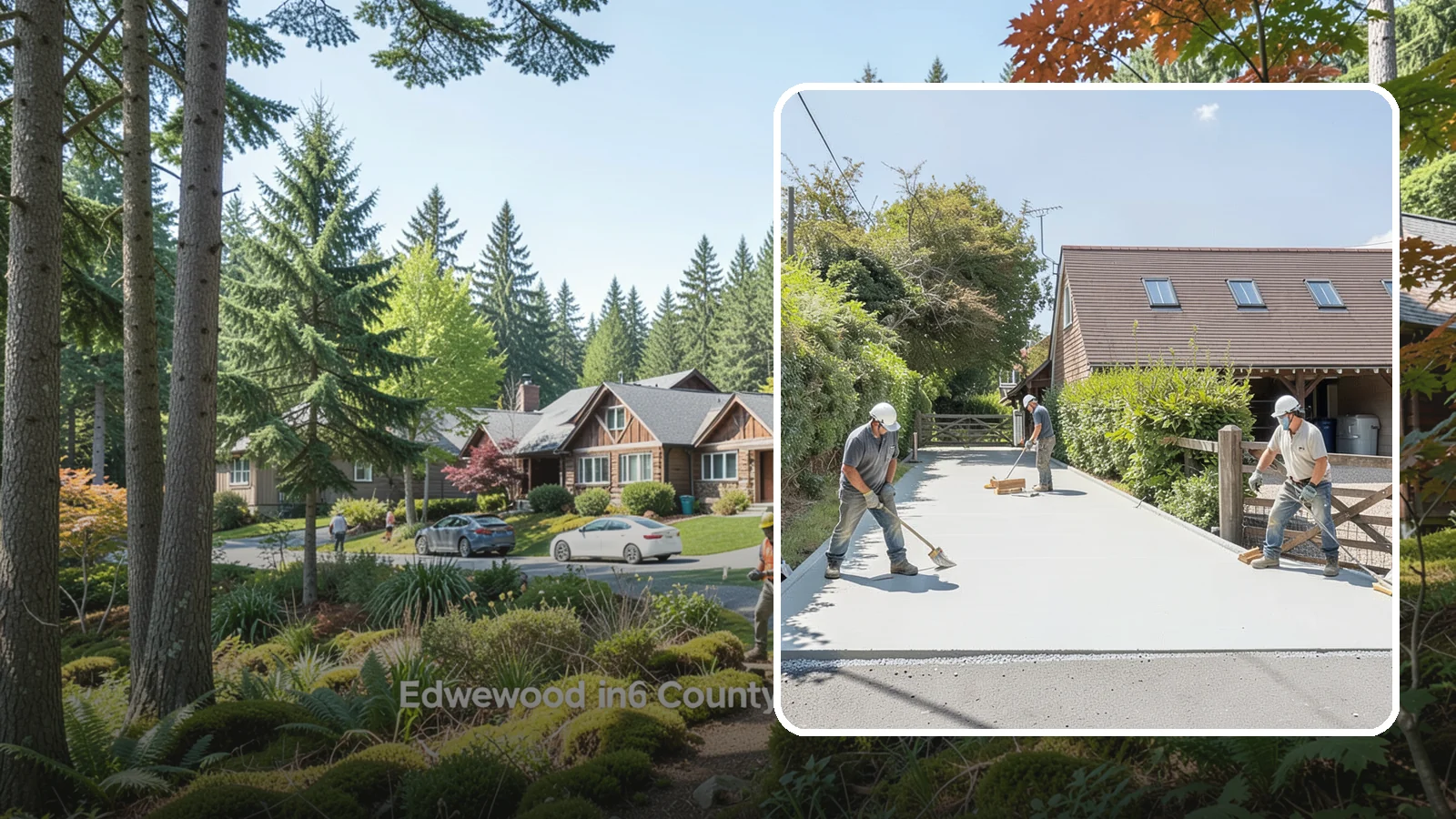 Driveway Apron Installation in Edgewood, Pierce County, WA - Building the transition where your driveway meets the street to a smooth, code-compliant, durable standard.