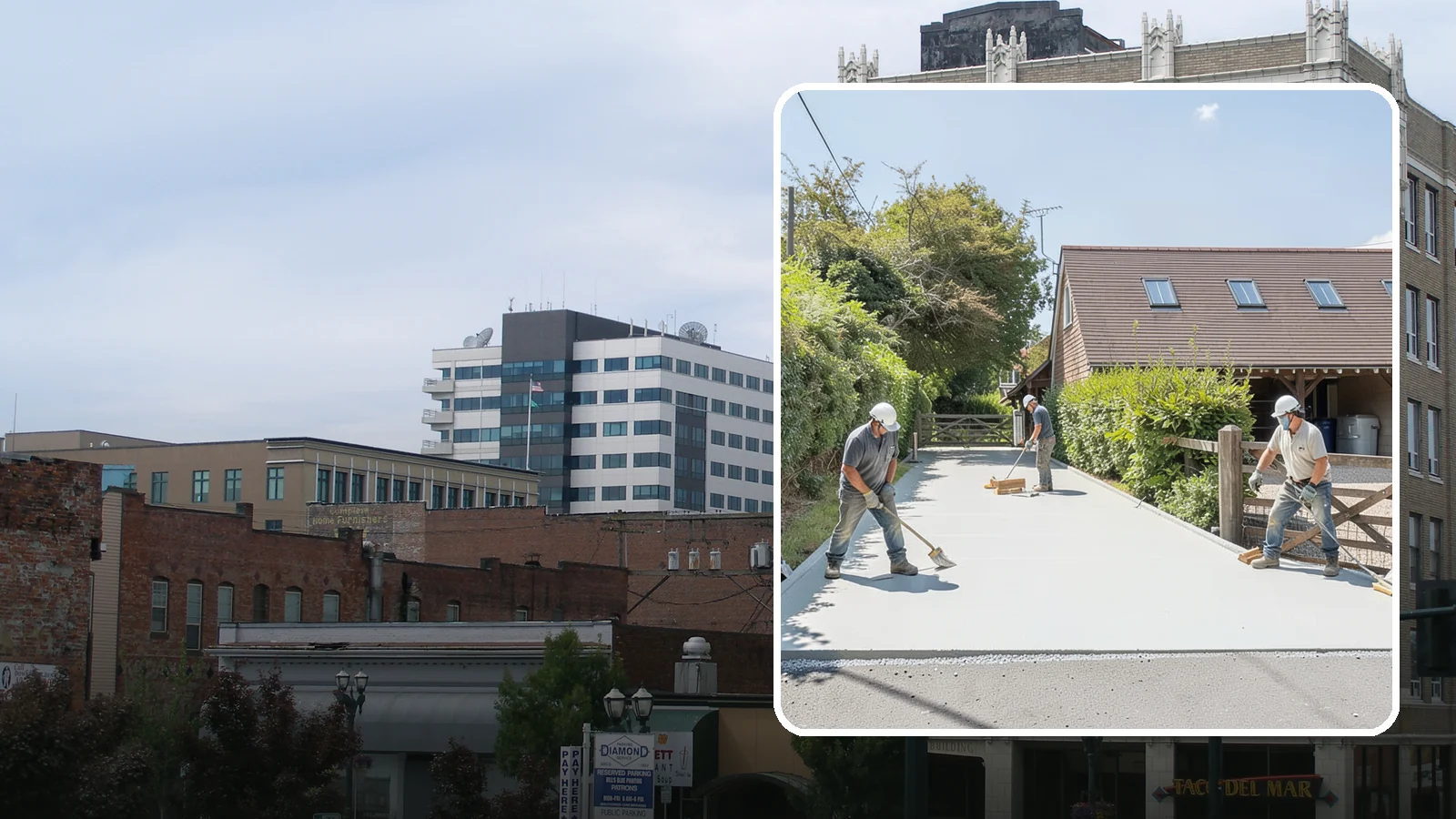 Driveway Apron Installation in Everett, Snohomish County, WA - Building the transition where your driveway meets the street to a smooth, code-compliant, durable standard.