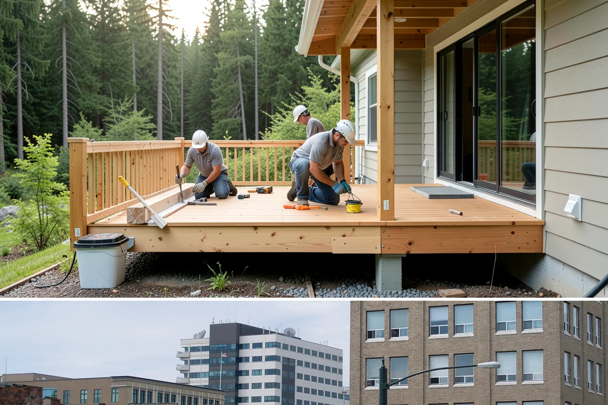 Driveway Apron Installation in Everett, Snohomish County, WA - Apron pours are scheduled in dry, moderate weather so the concrete cures fully before vehicle traffic returns.