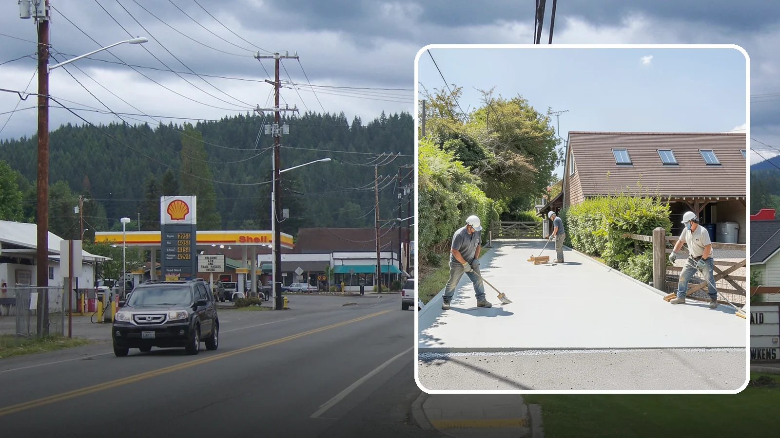 Driveway Apron Installation in Granite Falls, Snohomish County, WA - Building the transition where your driveway meets the street to a smooth, code-compliant, durable standard.