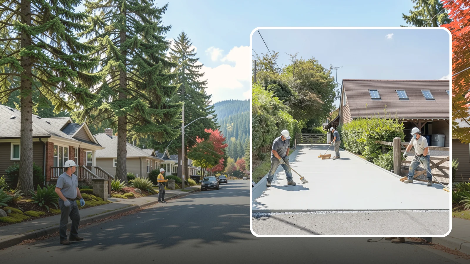 Driveway Apron Installation in Hunts Point, King County, WA - Building the transition where your driveway meets the street to a smooth, code-compliant, durable standard.