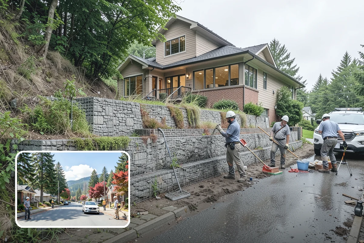 Driveway Apron Installation in Hunts Point, King County, WA - Creates a smooth, durable street-to-driveway transition