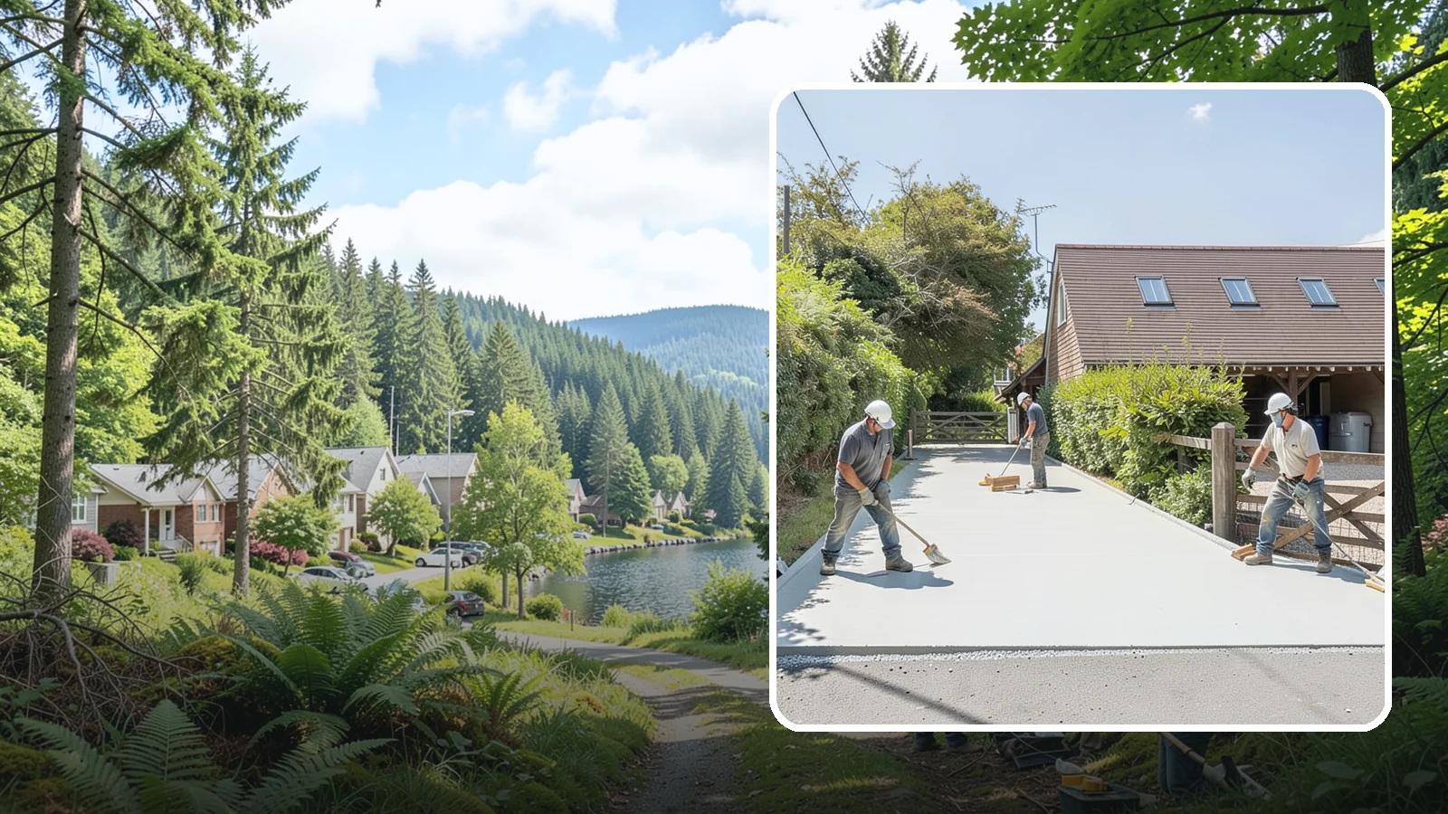 Driveway Apron Installation in Lake Forest Park, King County, WA - Building the transition where your driveway meets the street to a smooth, code-compliant, durable standard.