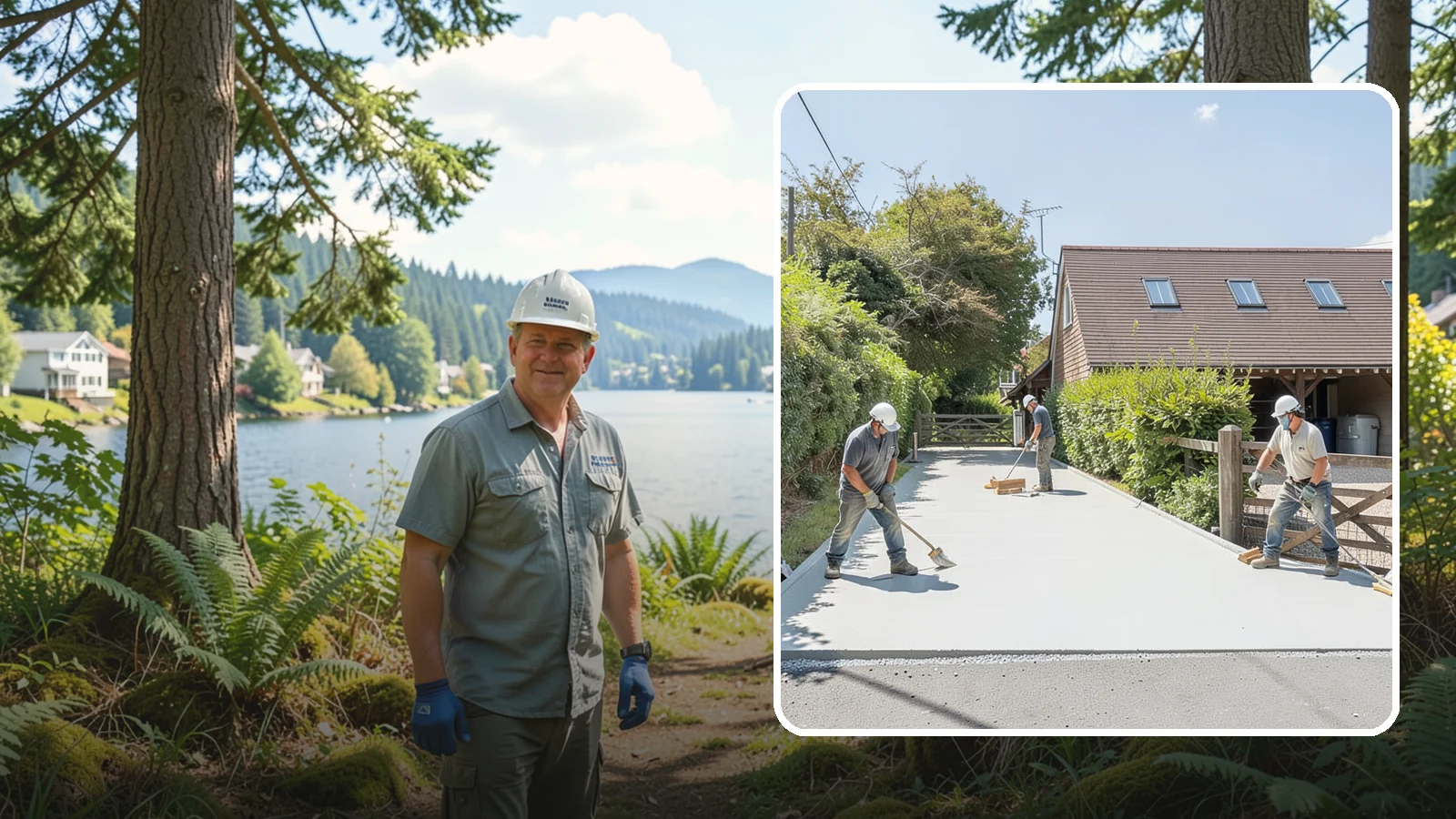 Driveway Apron Installation in Milton, King County, WA - Building the transition where your driveway meets the street to a smooth, code-compliant, durable standard.