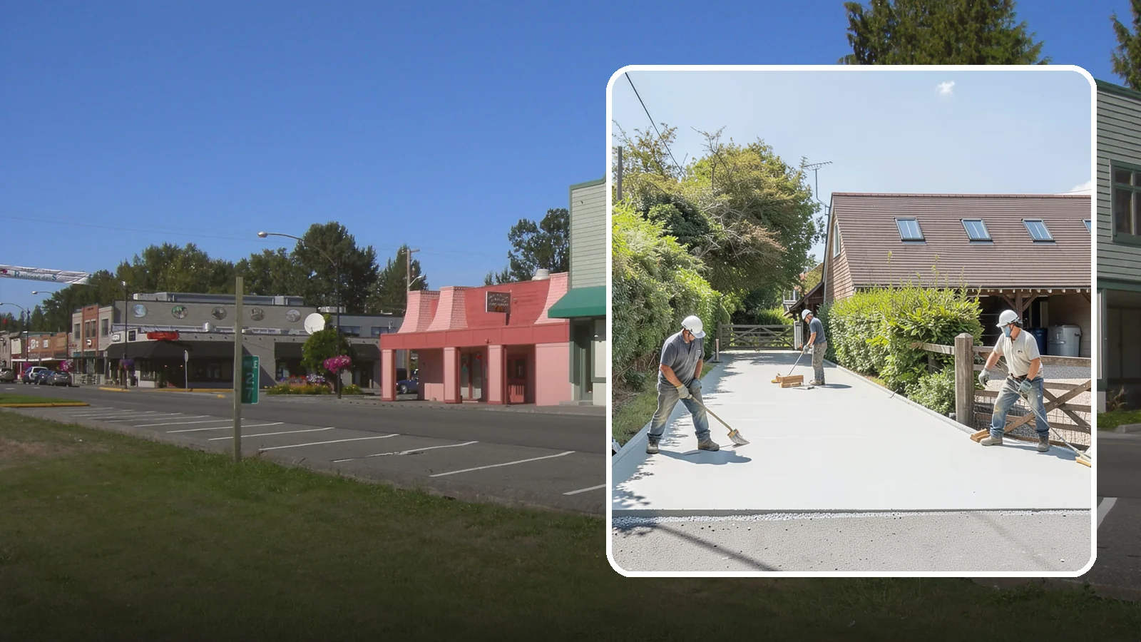 Driveway Apron Installation in Snoqualmie, King County, WA - Building the transition where your driveway meets the street to a smooth, code-compliant, durable standard.