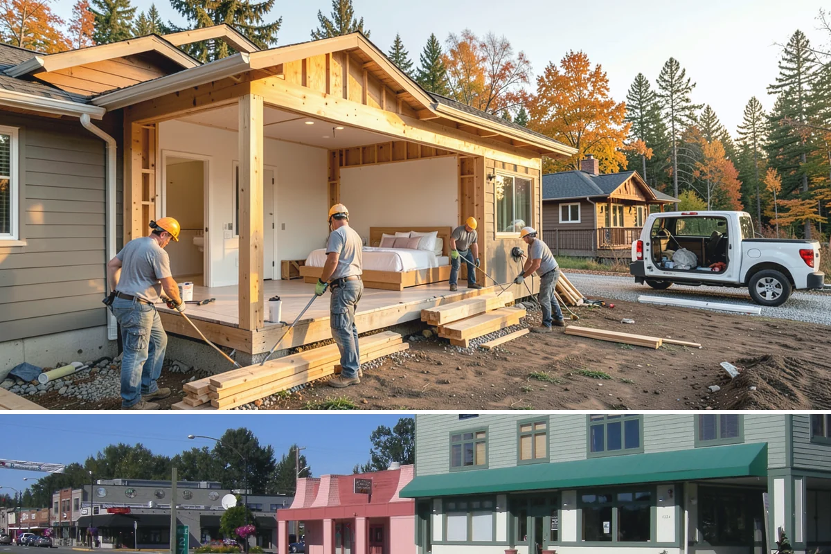 Driveway Apron Installation in Snoqualmie, King County, WA - Apron pours are scheduled in dry, moderate weather so the concrete cures fully before vehicle traffic returns.