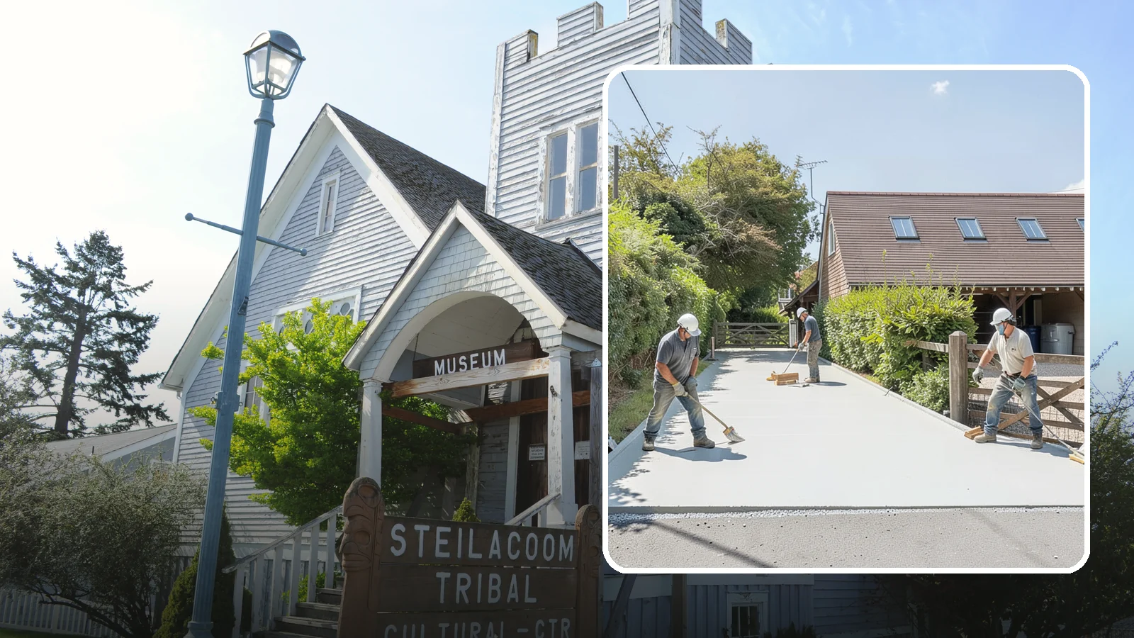 Driveway Apron Installation in Steilacoom, Pierce County, WA - Building the transition where your driveway meets the street to a smooth, code-compliant, durable standard.