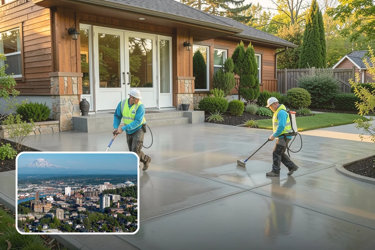 Driveway Apron Installation in Tacoma, Pierce County, WA - Creates a smooth, durable street-to-driveway transition