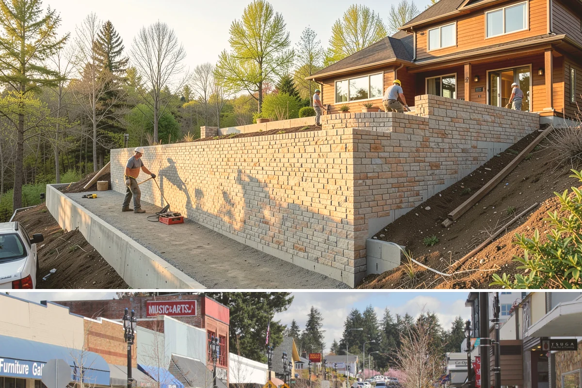 Driveway Extension in Bothell, King County, WA - The dry summer months allow the new pour to cure and bond cleanly before rains return.