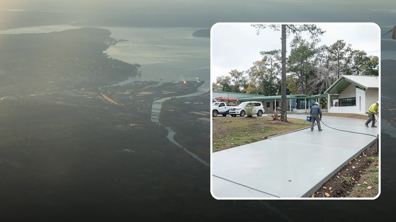 Driveway Extension in Fife, Pierce County, WA - Add parking or width to your existing driveway with a seamless, properly drained concrete extension.
