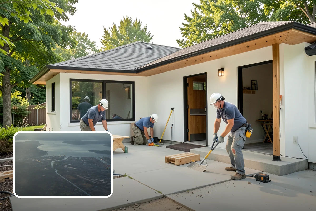 Driveway Extension in Fife, Pierce County, WA - Added parking and maneuvering room