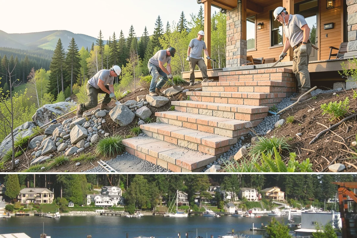 Driveway Extension in Gig Harbor, Pierce County, WA - The dry summer months allow the new pour to cure and bond cleanly before rains return.