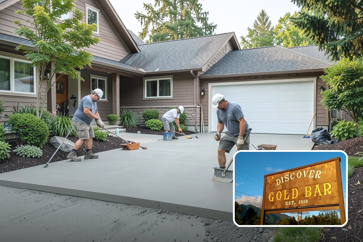 Driveway Extension in Gold Bar, Snohomish County, WA - Added parking and maneuvering room