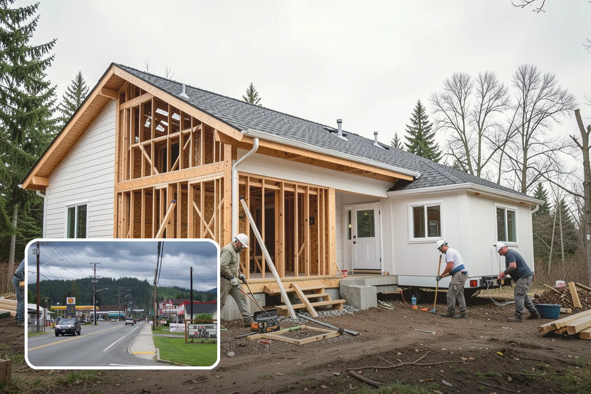 Driveway Extension in Granite Falls, Snohomish County, WA - Added parking and maneuvering room