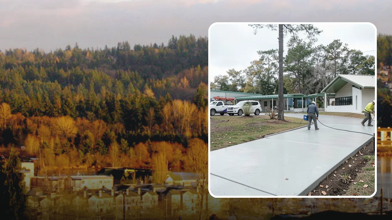 Driveway Extension in Kenmore, King County, WA - Add parking or width to your existing driveway with a seamless, properly drained concrete extension.