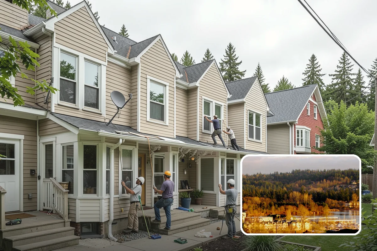 Driveway Extension in Kenmore, King County, WA - Added parking and maneuvering room