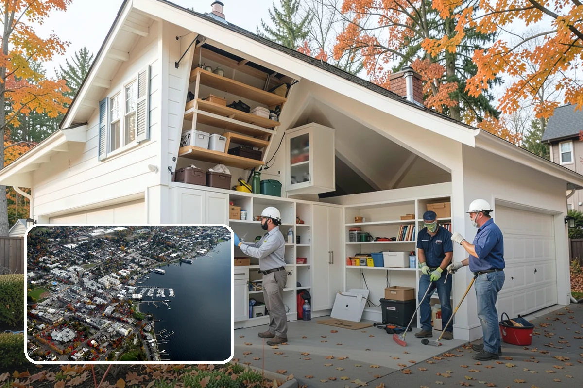 Driveway Extension in Kirkland, King County, WA - Added parking and maneuvering room