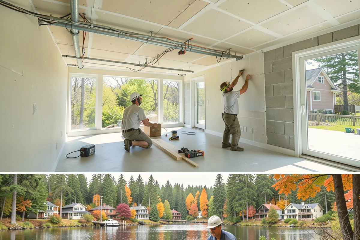 Driveway Extension in La Conner, Skagit County, WA - The dry summer months allow the new pour to cure and bond cleanly before rains return.