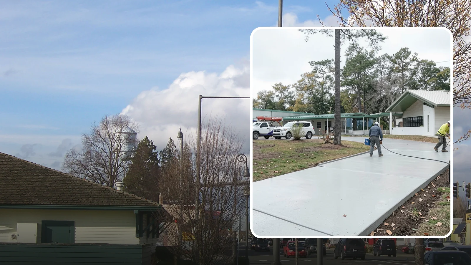 Driveway Extension in Marysville, Snohomish County, WA - Add parking or width to your existing driveway with a seamless, properly drained concrete extension.