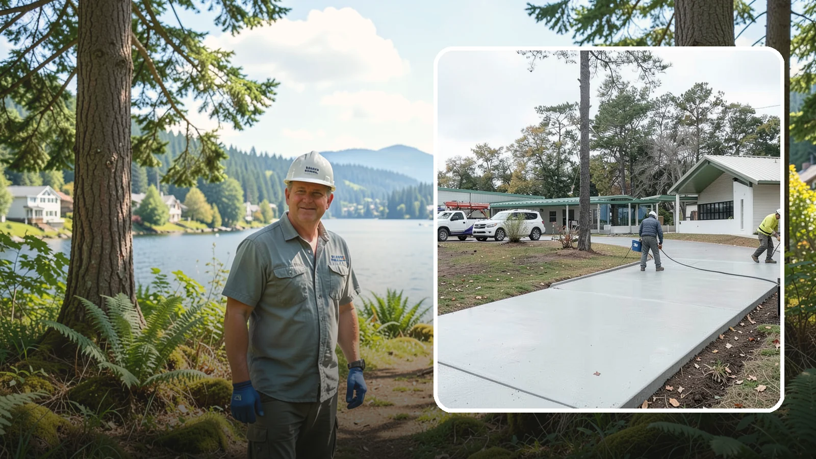 Driveway Extension in Milton, King County, WA - Add parking or width to your existing driveway with a seamless, properly drained concrete extension.