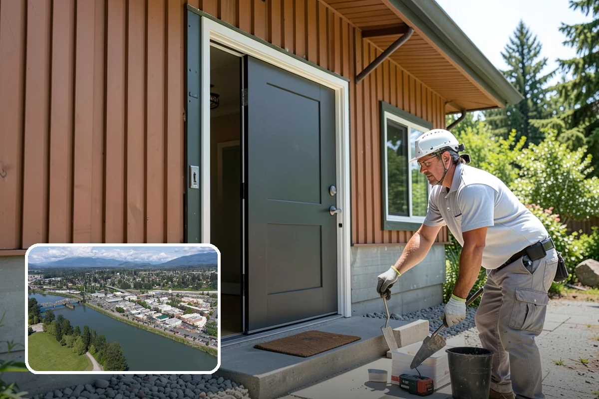 Driveway Extension in Mount Vernon, Skagit County, WA - Added parking and maneuvering room