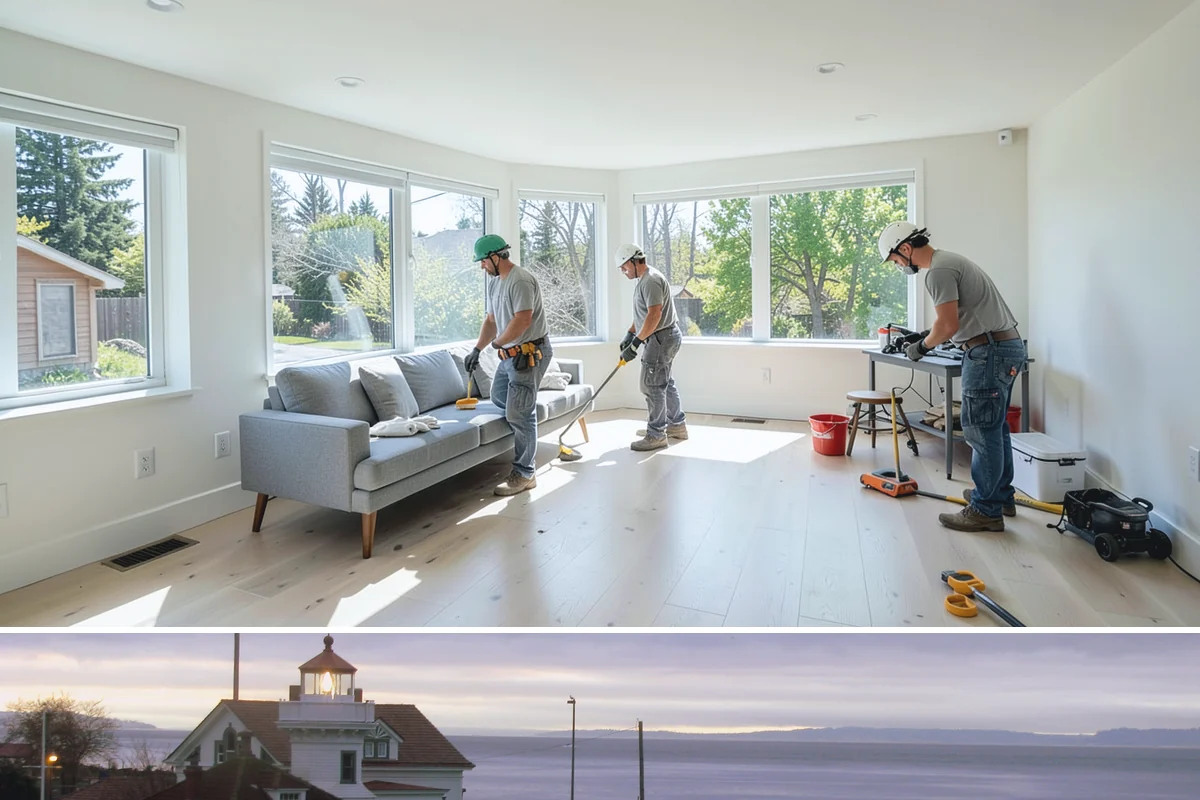 Driveway Extension in Mukilteo, Snohomish County, WA - The dry summer months allow the new pour to cure and bond cleanly before rains return.