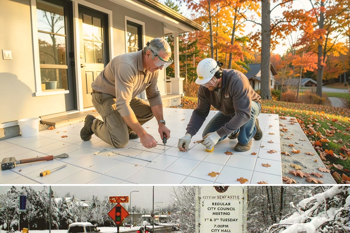Driveway Extension in Newcastle, King County, WA - The dry summer months allow the new pour to cure and bond cleanly before rains return.