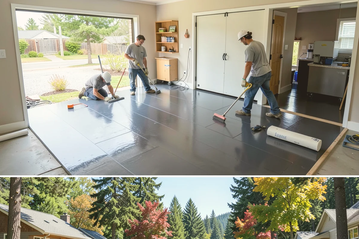 Driveway Extension in Orting, Pierce County, WA - The dry summer months allow the new pour to cure and bond cleanly before rains return.