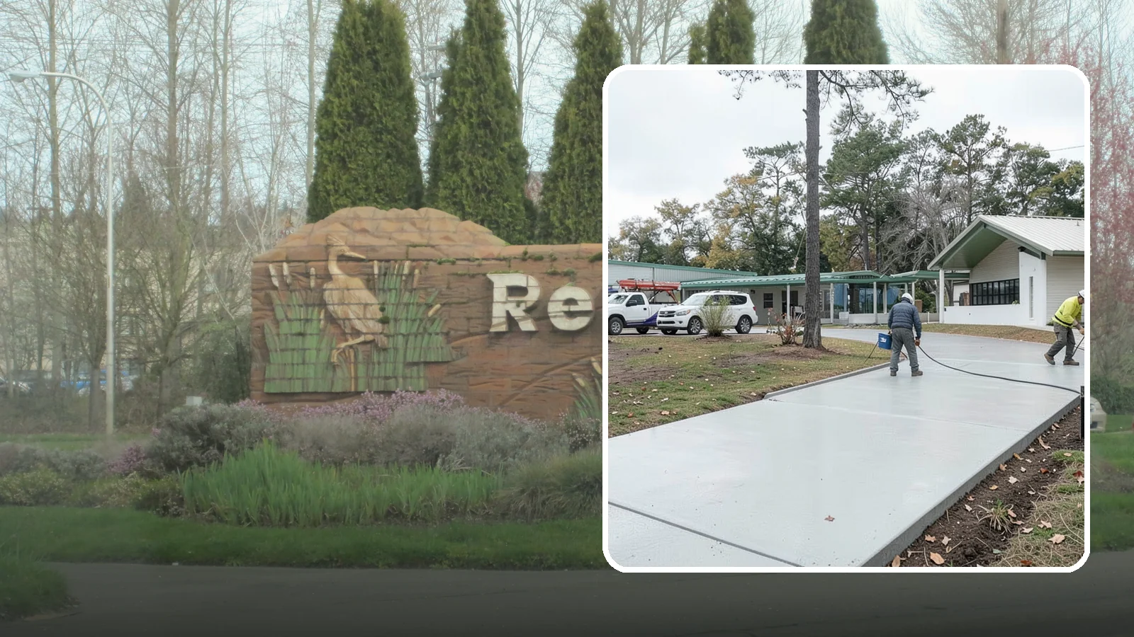 Driveway Extension in Renton, King County, WA - Add parking or width to your existing driveway with a seamless, properly drained concrete extension.