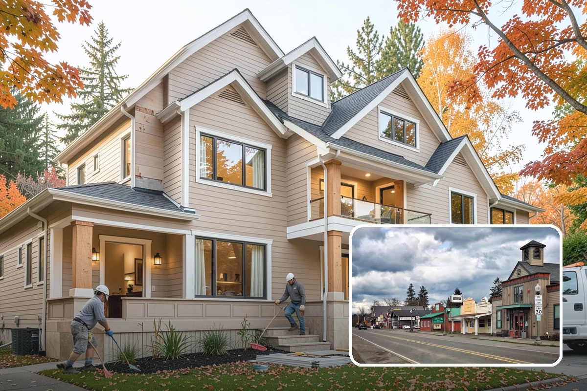 Driveway Extension in Roy, Pierce County, WA - Added parking and maneuvering room