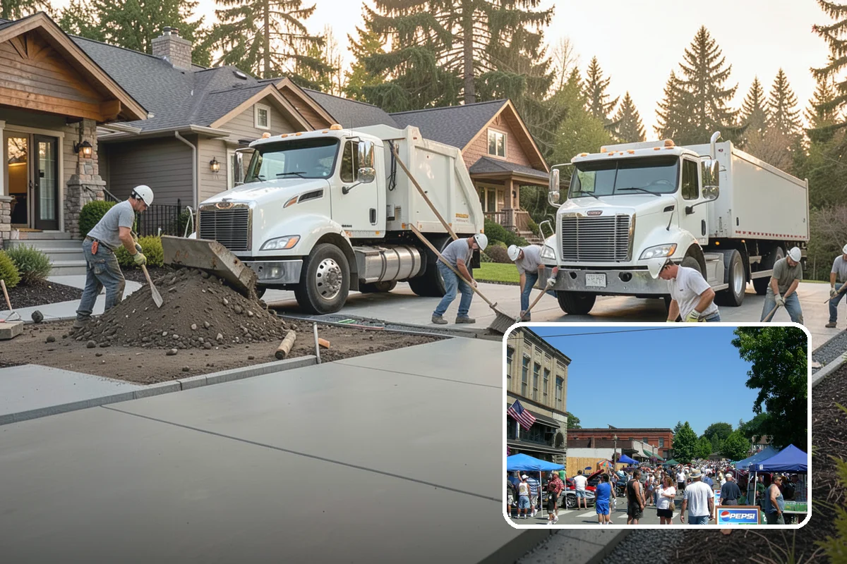Driveway Extension in Snohomish, Snohomish County, WA - Added parking and maneuvering room