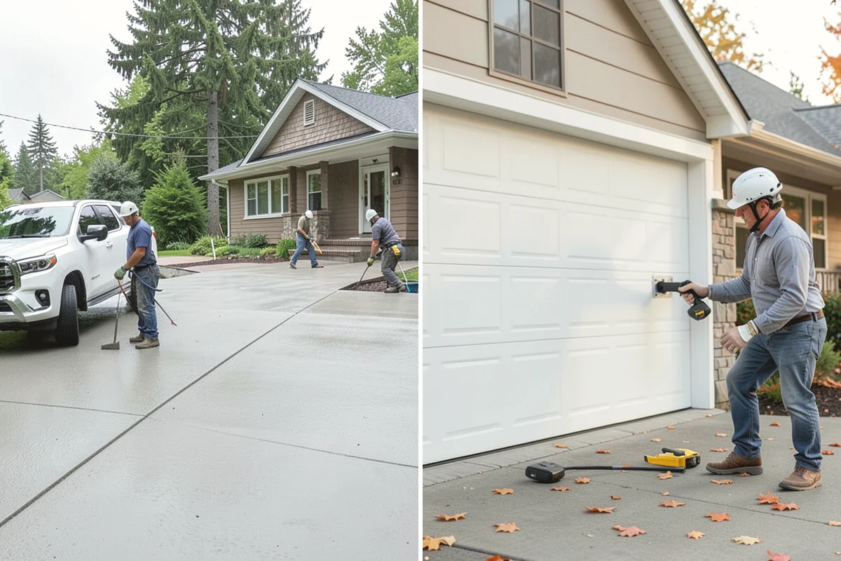 Driveway Extension in University Place, Pierce County, WA - Assess the existing slab and desired expansion