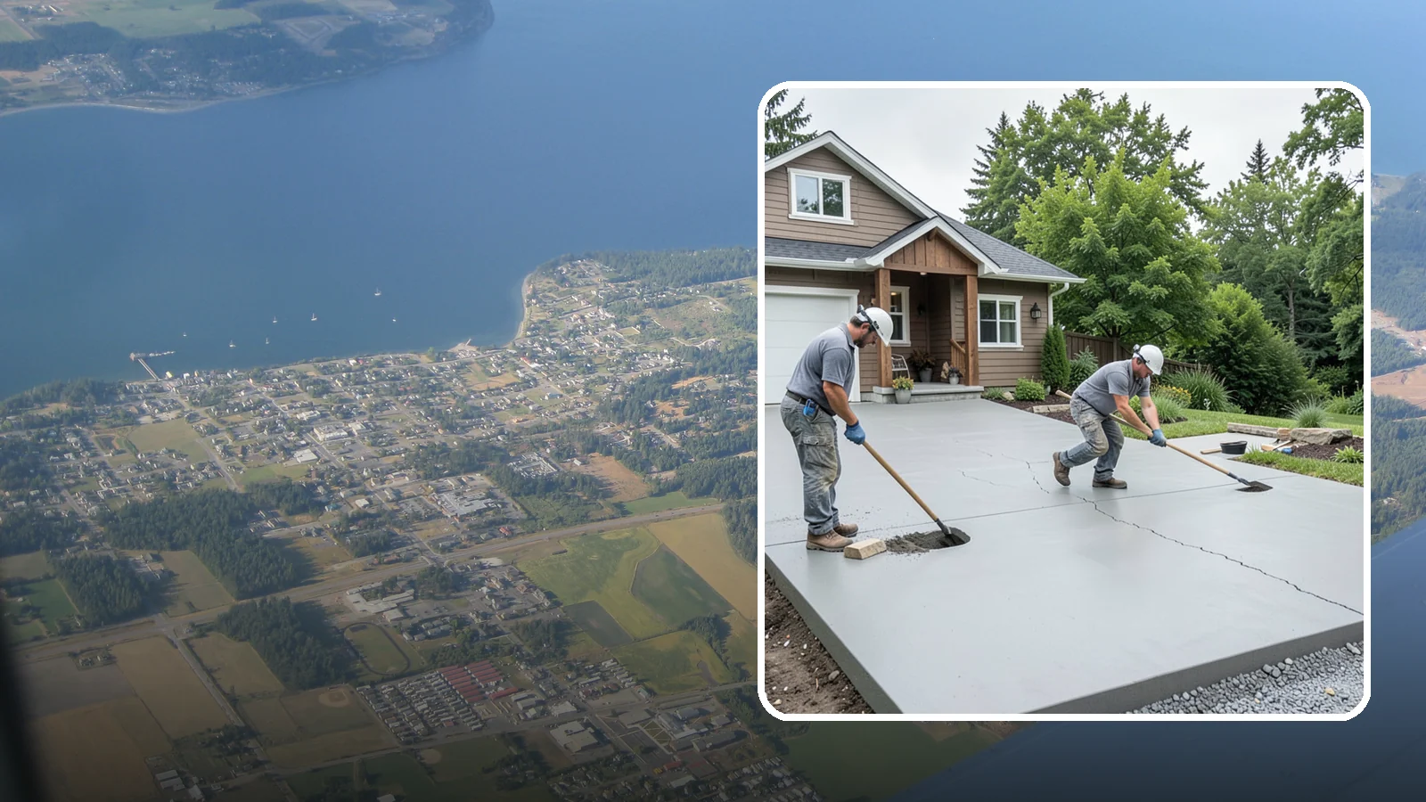 Driveway Repair in Coupeville, Island County, WA - Fixing cracks, potholes, settling, and surface damage to extend the life of your existing driveway.