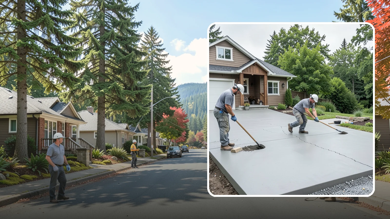 Driveway Repair in Hunts Point, King County, WA - Fixing cracks, potholes, settling, and surface damage to extend the life of your existing driveway.