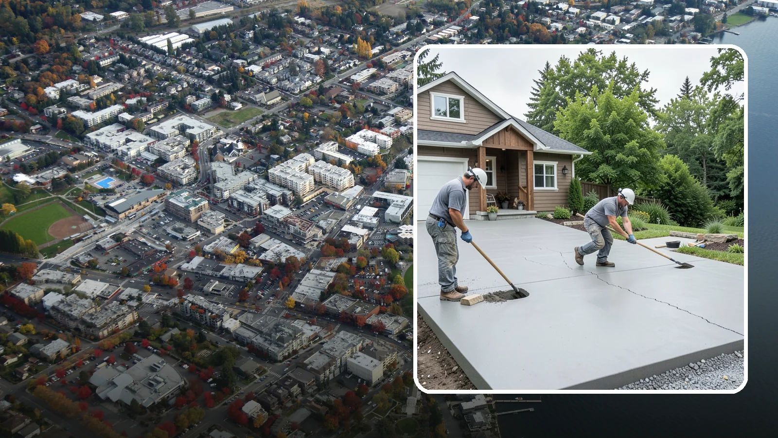 Driveway Repair in Kirkland, King County, WA - Fixing cracks, potholes, settling, and surface damage to extend the life of your existing driveway.