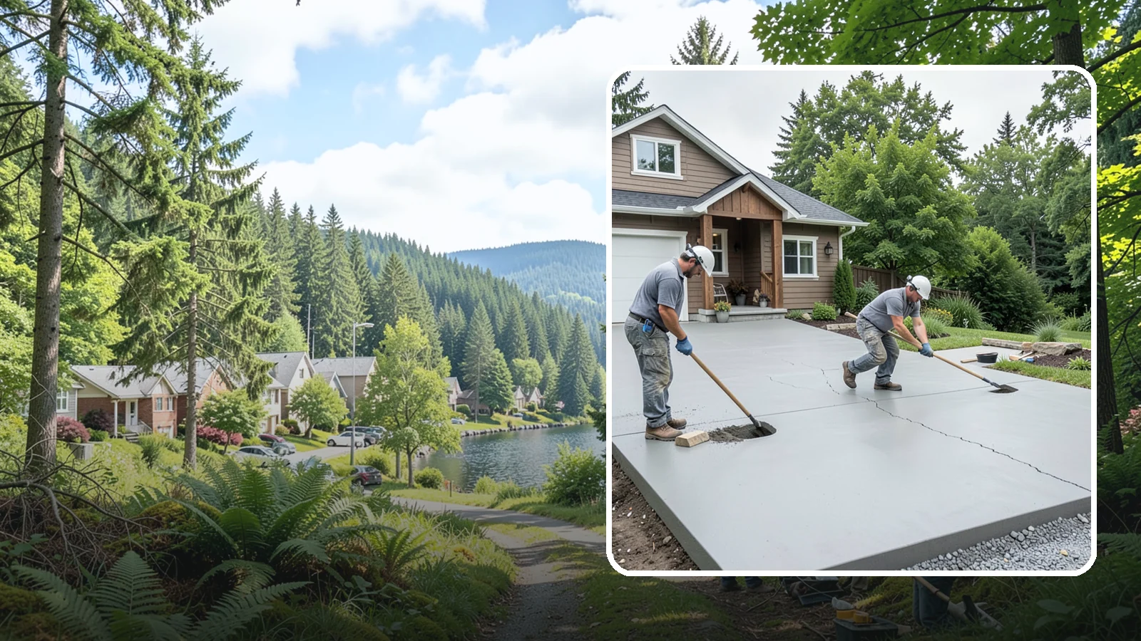 Driveway Repair in Lake Forest Park, King County, WA - Fixing cracks, potholes, settling, and surface damage to extend the life of your existing driveway.
