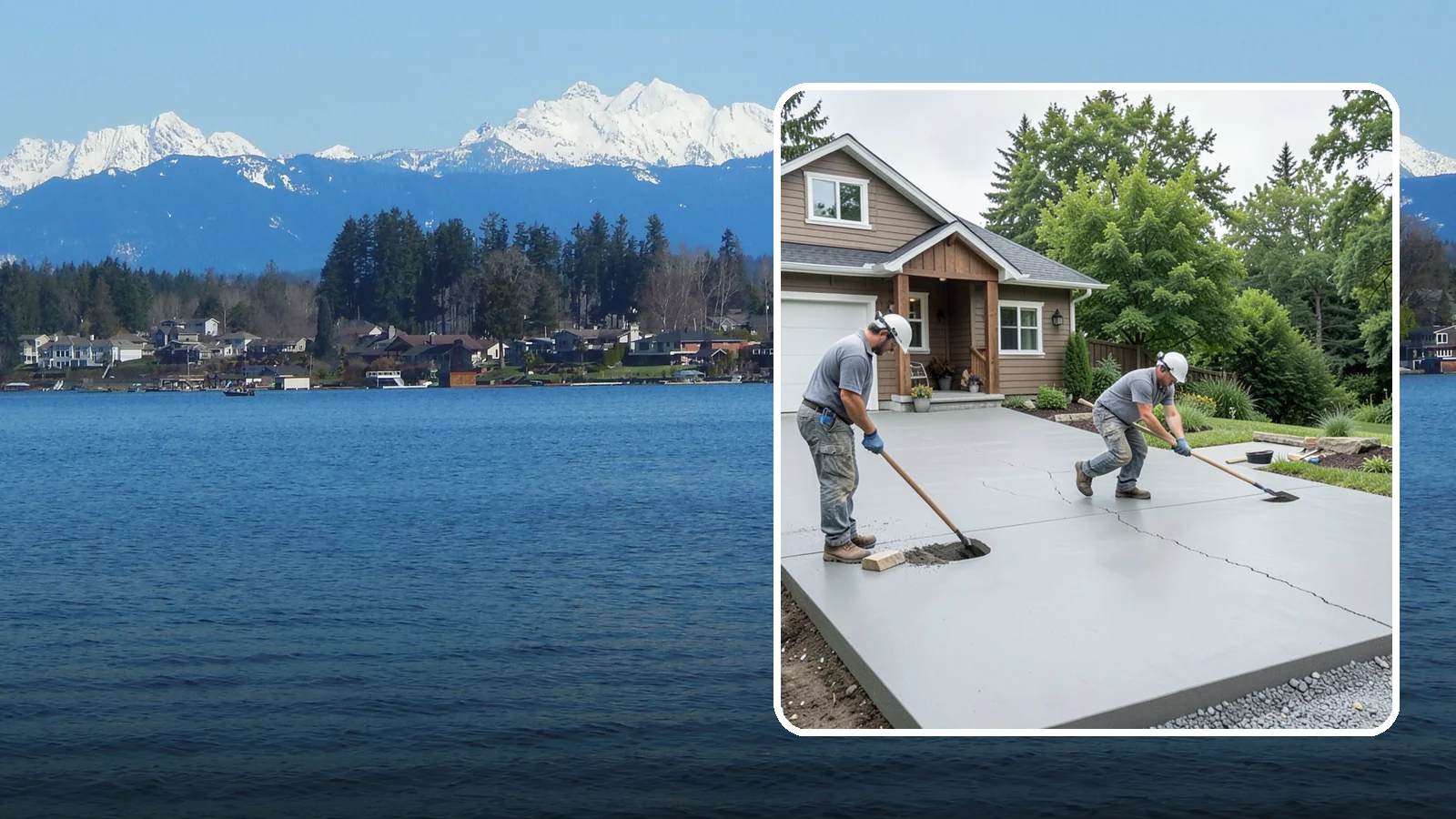 Driveway Repair in Lake Stevens, Snohomish County, WA - Fixing cracks, potholes, settling, and surface damage to extend the life of your existing driveway.