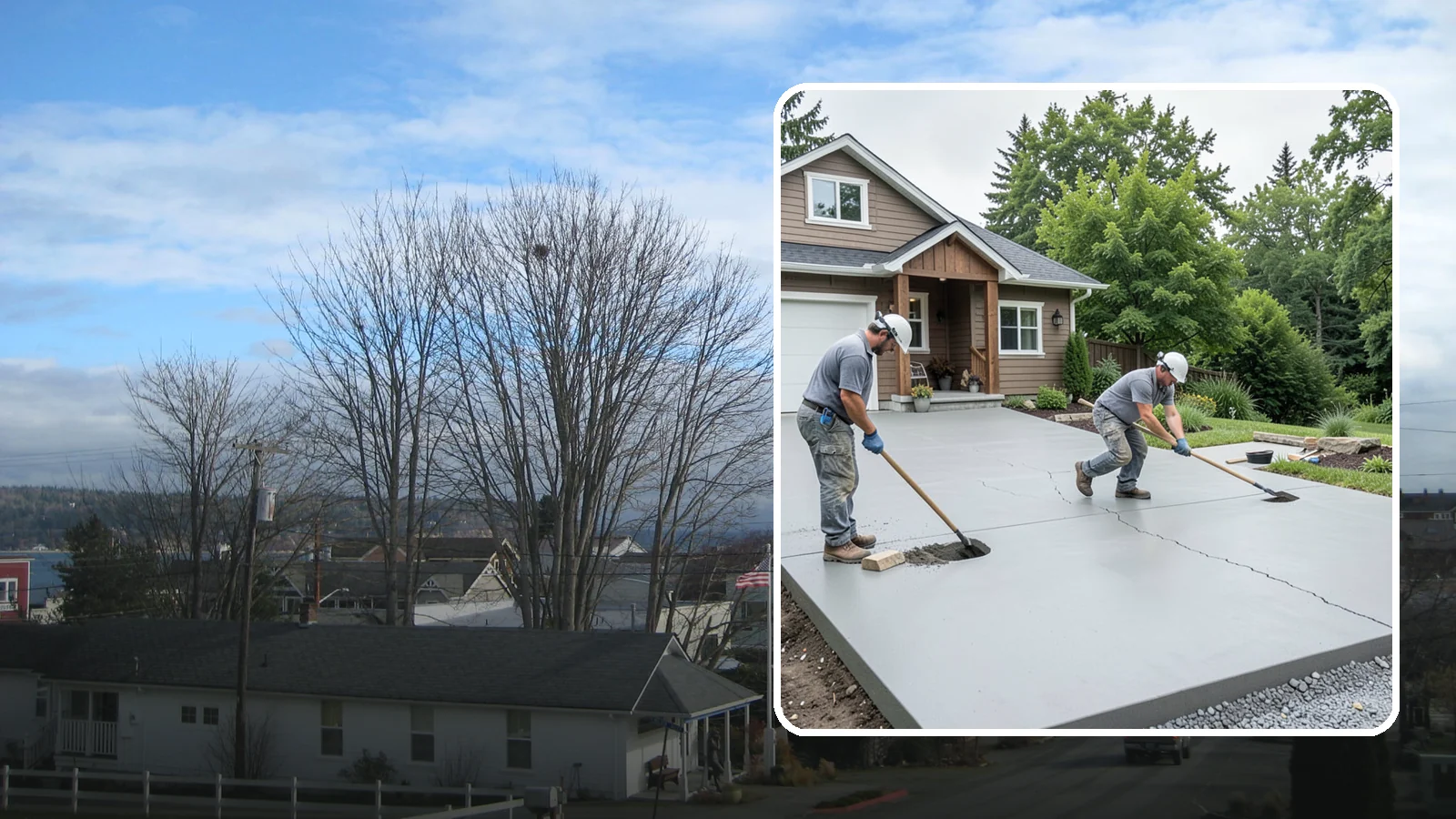 Driveway Repair in Langley, Island County, WA - Fixing cracks, potholes, settling, and surface damage to extend the life of your existing driveway.