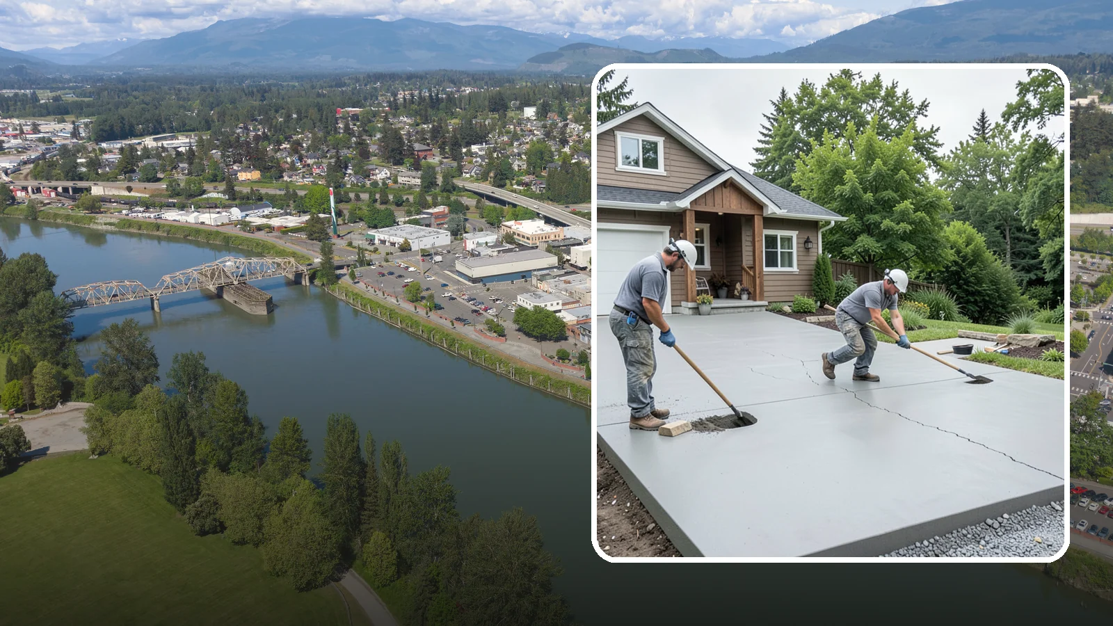 Driveway Repair in Mount Vernon, Skagit County, WA - Fixing cracks, potholes, settling, and surface damage to extend the life of your existing driveway.
